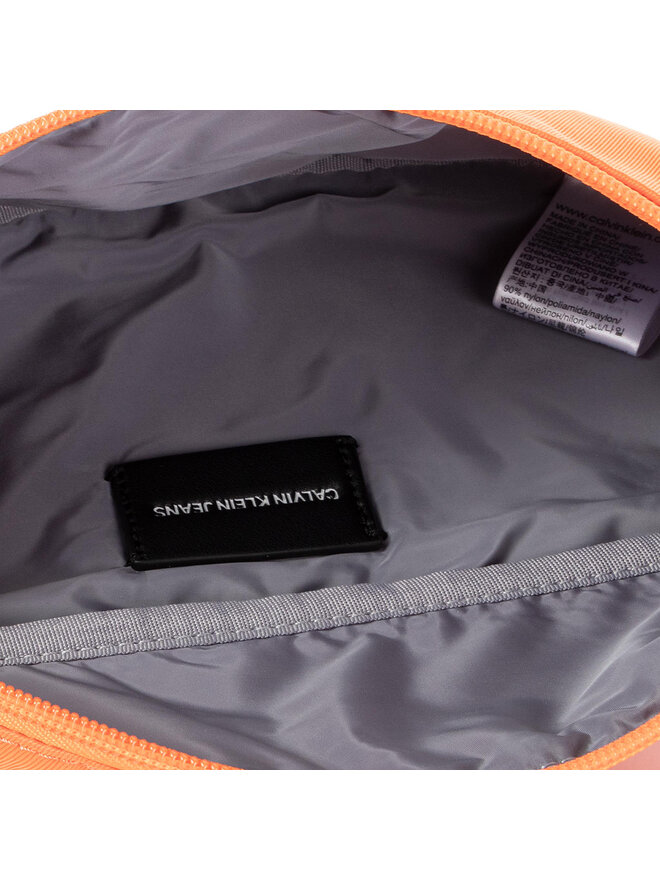 Calvin Klein Jeans torba za okoli pasu Calvin Klein Jeans Ckj Monogram Nylon Street Pach K50K505250 Oranžna
