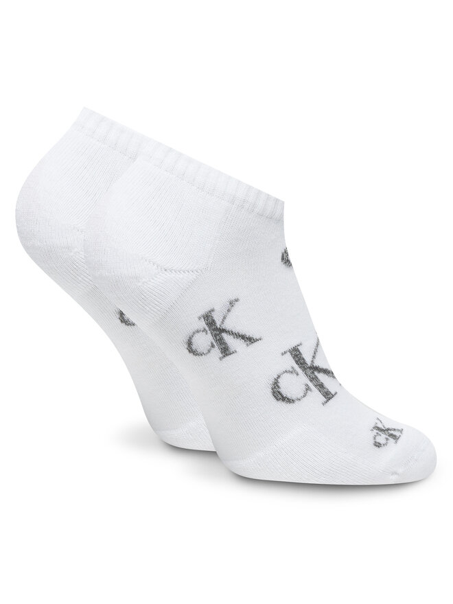Calvin Klein Jeans Set di 2 paia di calzini corti da uomo Calvin Klein Jeans 701229459 Bianco