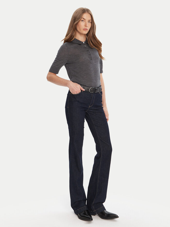 BOSS BOSS Поло Fidenka 50545015 Сірий Regular Fit