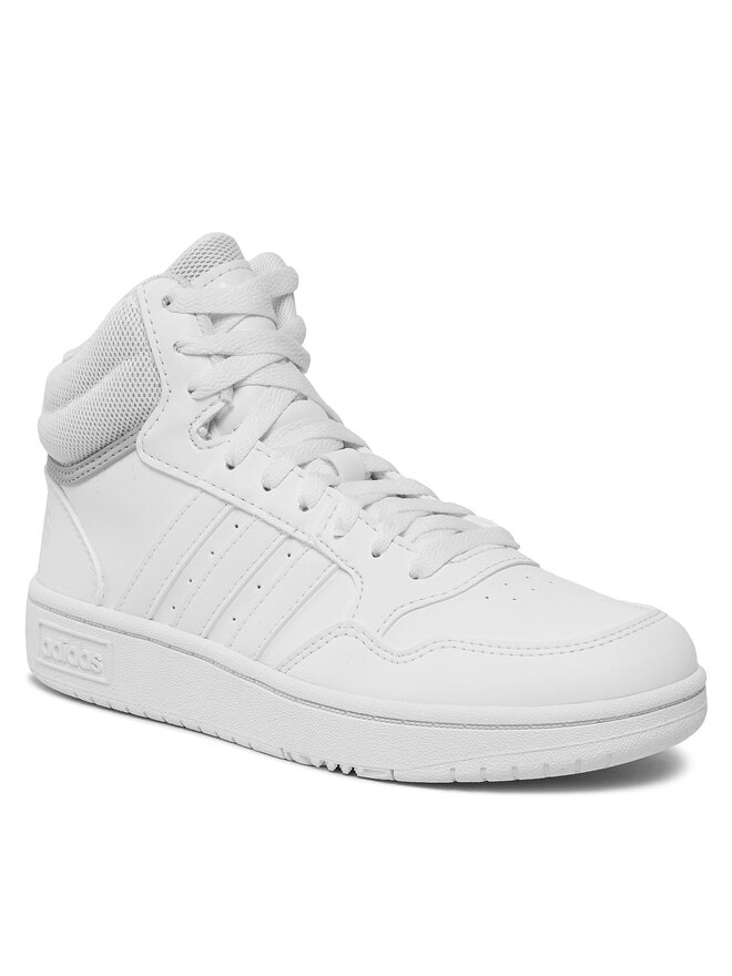 adidas Sneakersy adidas Hoops 3.0 Mid K GW0401 Biały