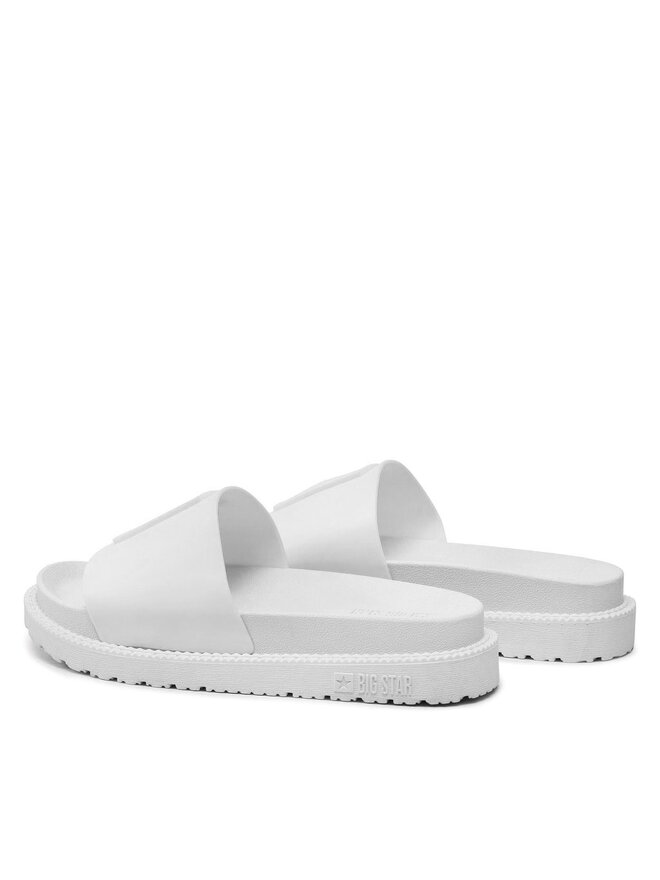 Big Star Shoes Klapki Big Star Shoes LL274428 Biały