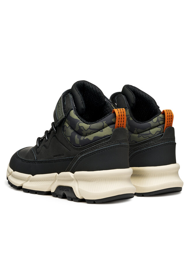 Geox Zābaki Geox J Flexyper Plus J36LCG 0MEMN C0033 S Melns