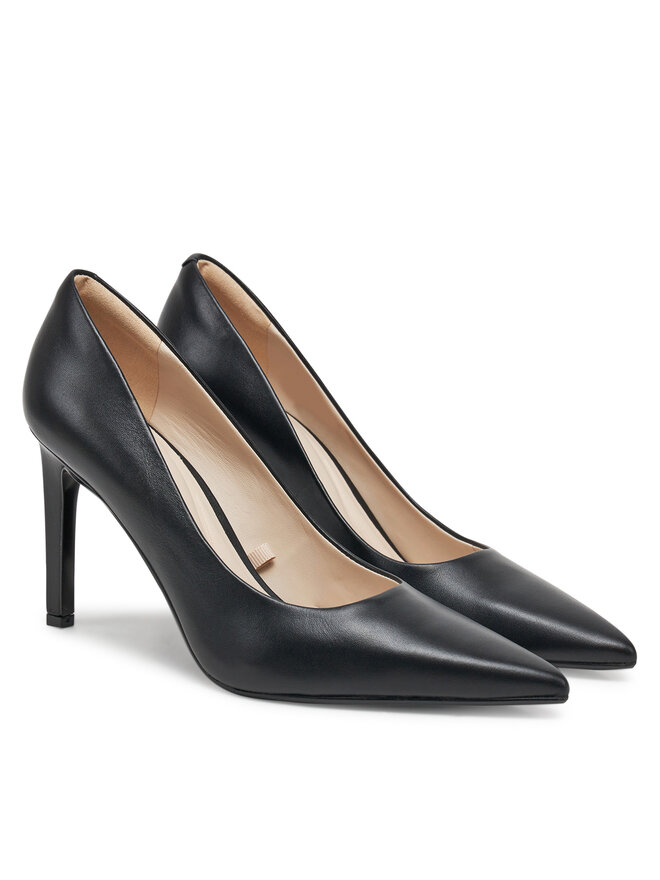 Calvin Klein Szpilki Calvin Klein Heel Pump 90 - Lth HW0HW02336 Czarny