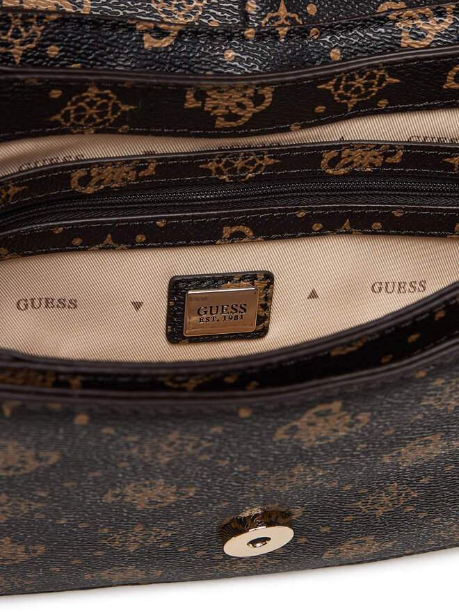 Guess Handtasche Guess Carrie Logo HWGP98 98200 Braun