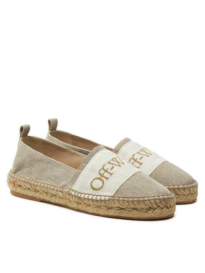 Off-White Alpargatas Off-White OWIB014S23FAB0016161 Beis