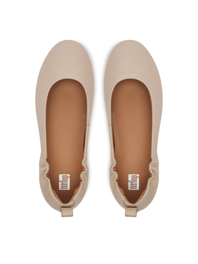 FitFlop Baleriny FitFlop Q74 A20 Beżowy