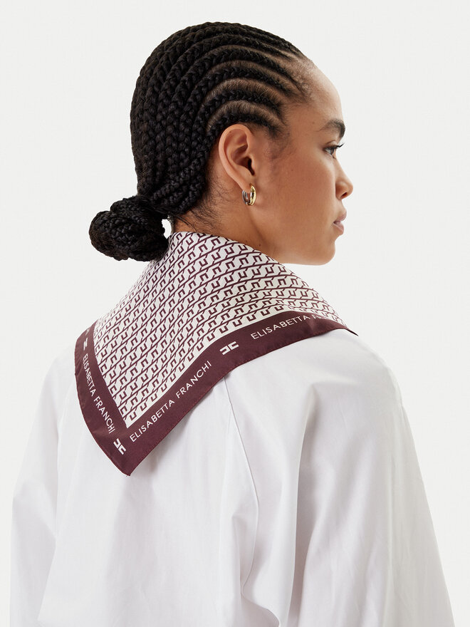 Elisabetta Franchi Šál/Šatka Elisabetta Franchi FO-15F-56E2-V80 Bordová