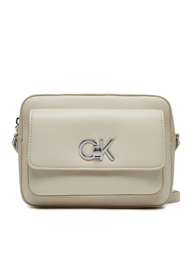 Calvin Klein Kabelka Calvin Klein Re-Lock Camera K60K612538 Écru
