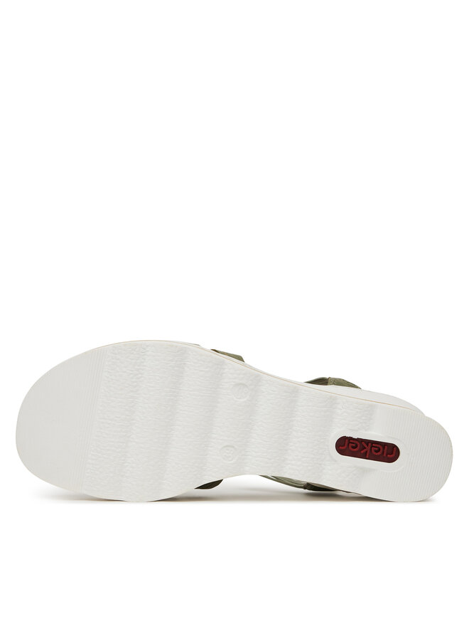 Rieker Sandały Rieker 67459-52 Zielony