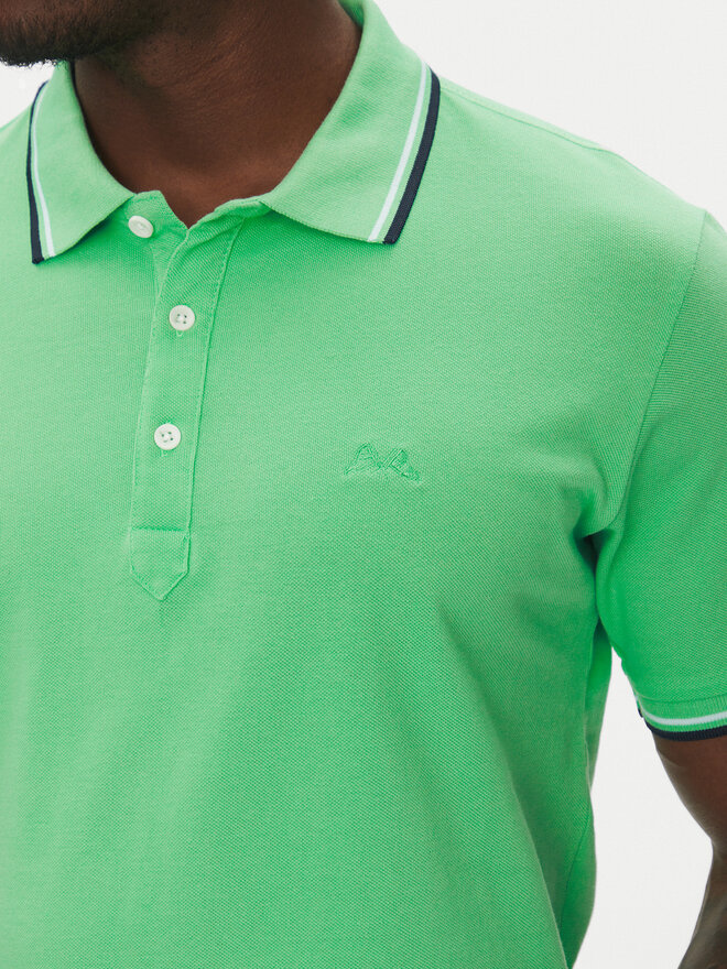 Lindbergh Lindbergh Polo 30-404010 Verde Relaxed Fit