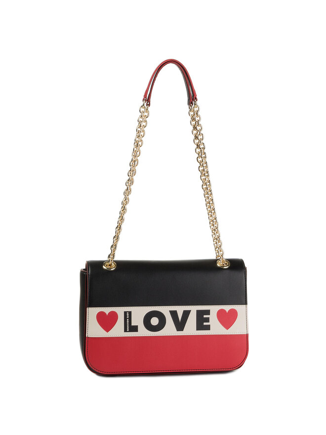 LOVE MOSCHINO Handtasche LOVE MOSCHINO JC4230PP08KD100A Schwarz
