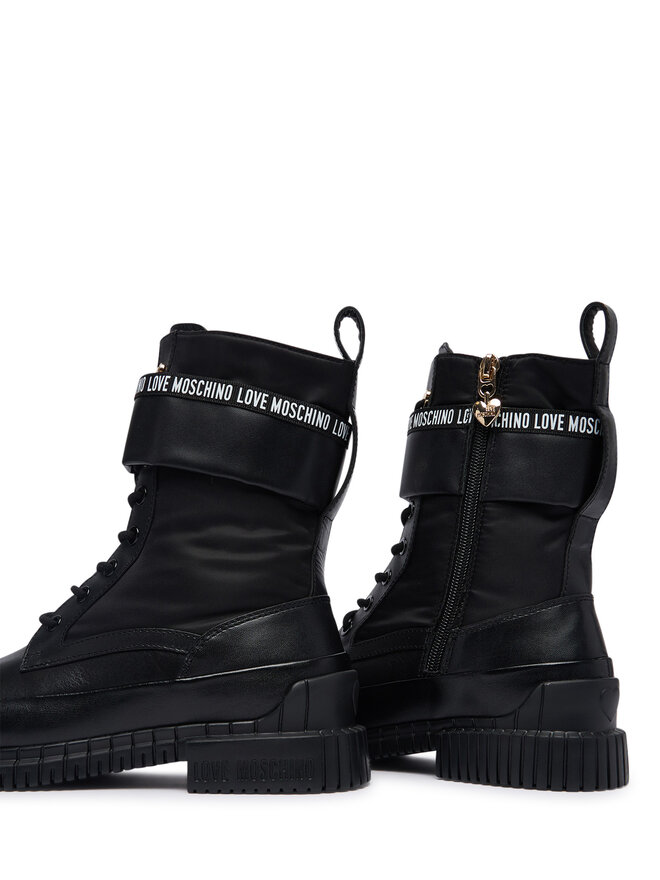 LOVE MOSCHINO Schnürschuhe LOVE MOSCHINO JA24053G1PIN100A Schwarz