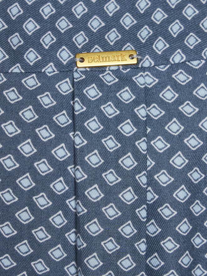 Selmark Selmark Нічна сорочка Corba Tera P7363 Голубий Regular Fit