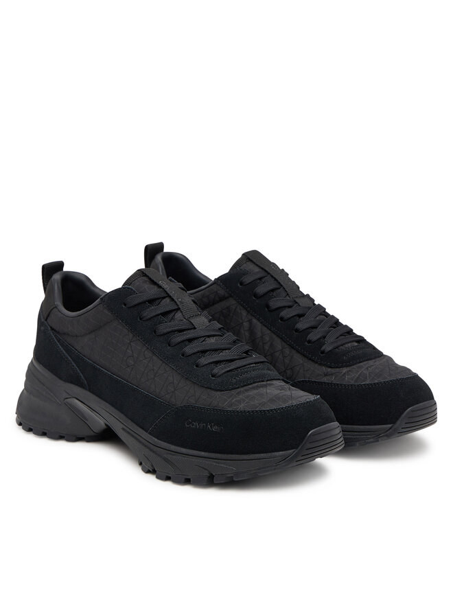 Calvin Klein Сникърси Calvin Klein Hike Runner Casual NY-Su Aop YM0YM01378 Черен