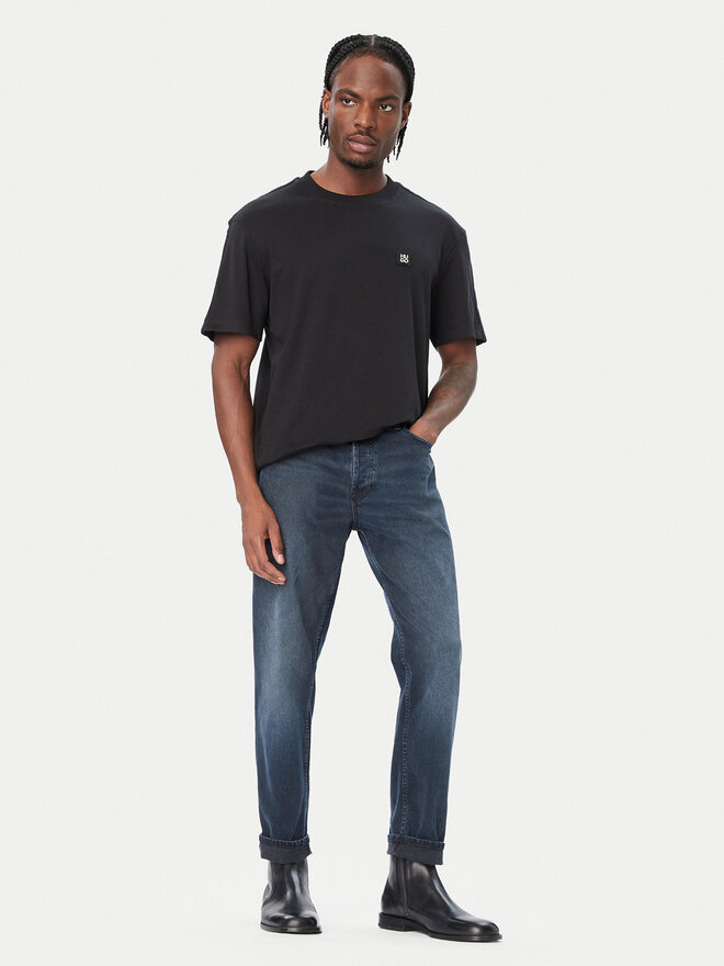 HUGO HUGO T-Shirt Deryk 50567940 Schwarz Regular Fit