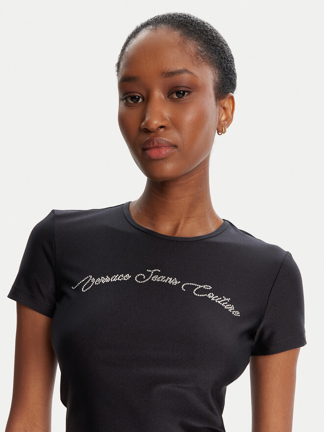 Versace Jeans Couture Versace Jeans Couture Camiseta 79HAH6A2 N0008 Negro Slim Fit