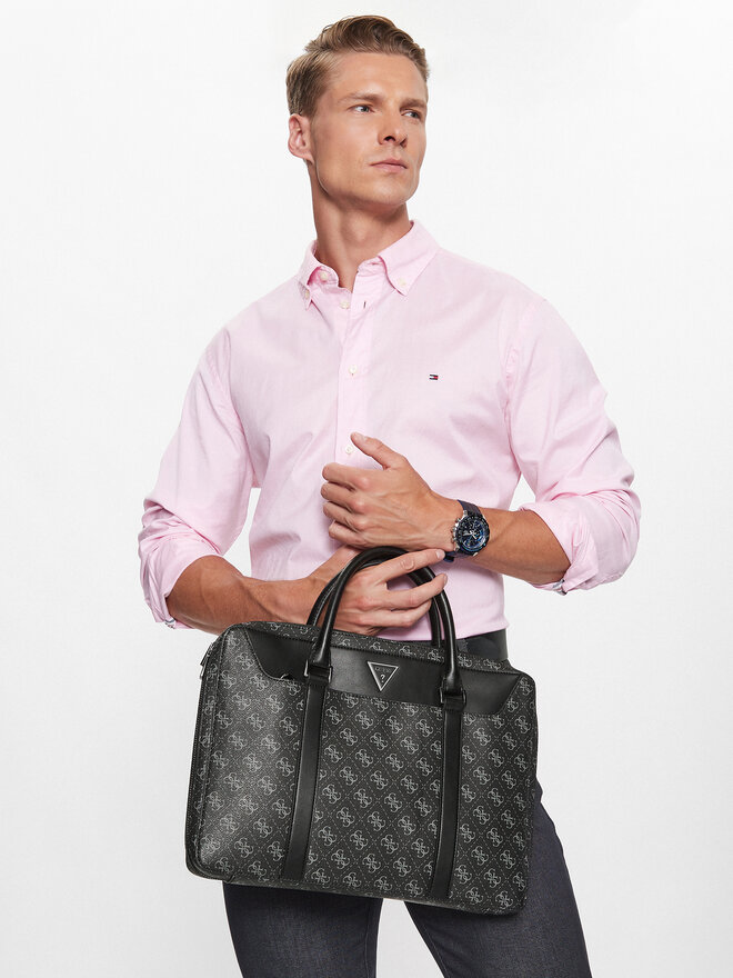 Guess Brašna na notebook Guess Vezzola Smart HMEVZL P3138 Černá