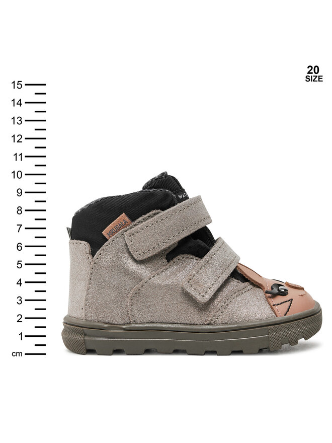 Mrugała Schnürschuhe Mrugała ANDY 6180/4-84 Silberfarben