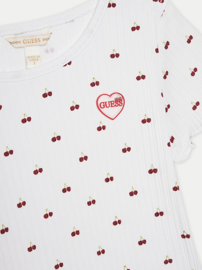 Guess Guess Póló K5GI19 KCSQ4 Piros Regular Fit