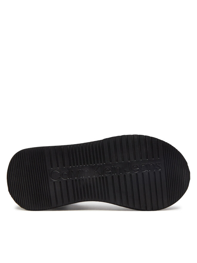 Calvin Klein Jeans Sandale Calvin Klein Jeans Sandal Velcro Webbing Dc YW0YW01353 Negru