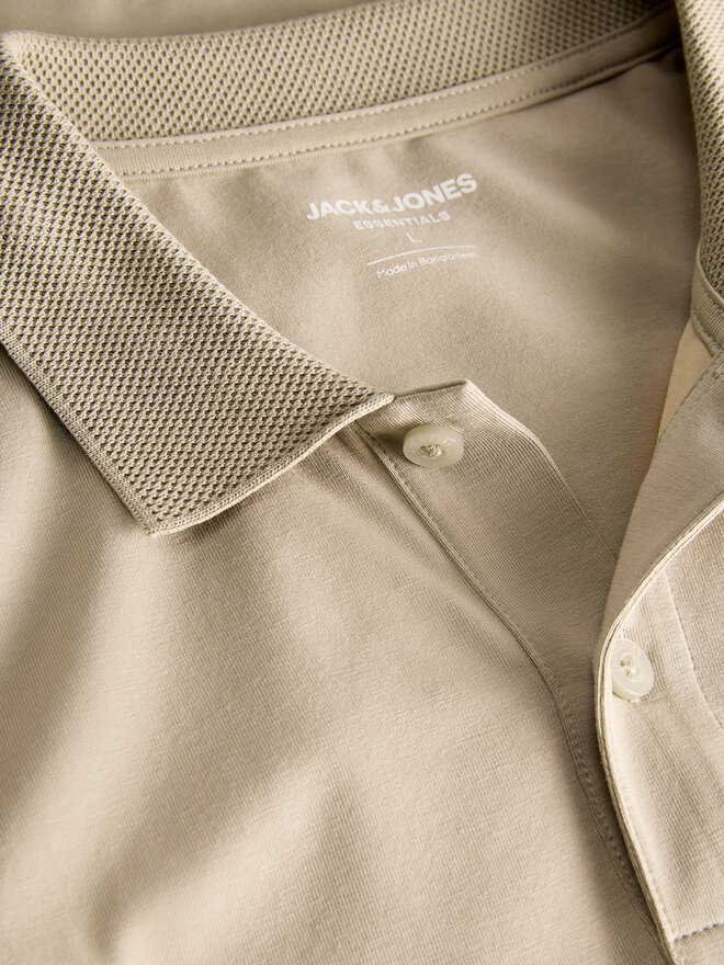 Jack&Jones Jack&Jones Poloshirt Jaxon 12268227 Beige Regular Fit