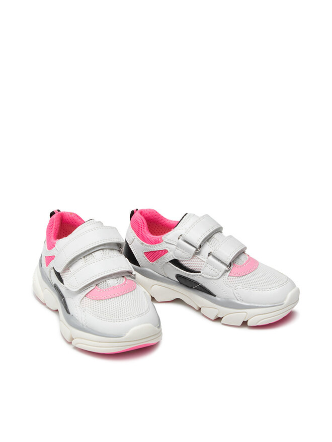 Geox Sneakersy Geox J Lunare G. E J02BGE 0BC14 C0563 M Bílá