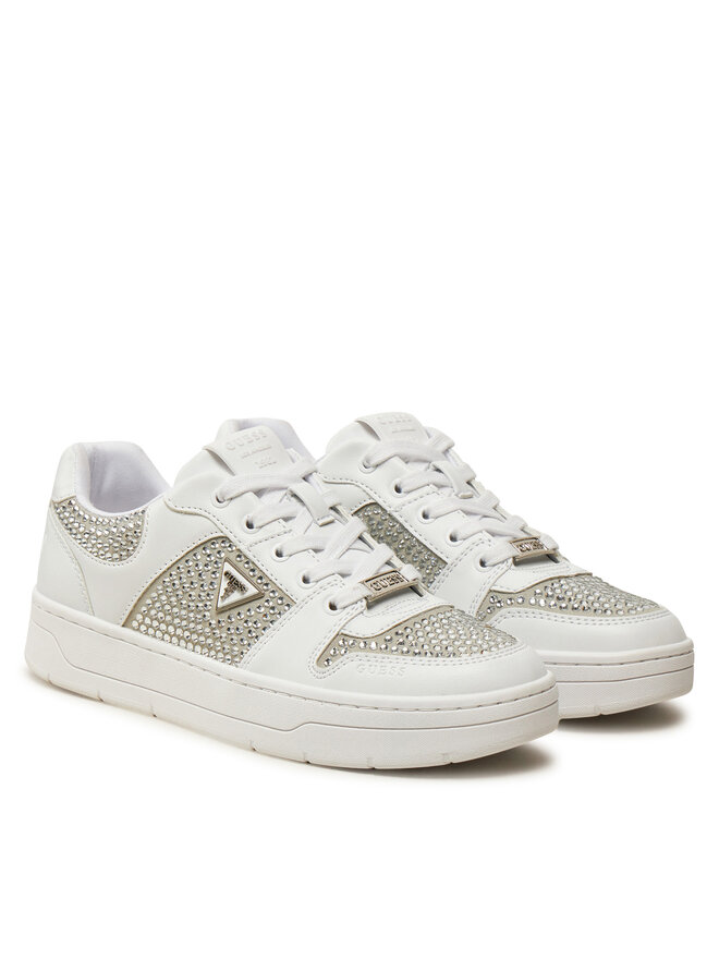 Guess Сникърси Guess Naresa2 FLFNRS ELE12 Бял