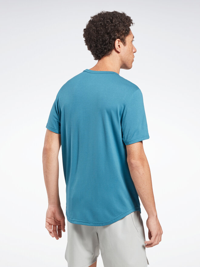 Reebok Reebok Marškinėliai ACTIVCHILL+DREAMBLEND T-Shirt HR6167 Mėlyna Regular Fit
