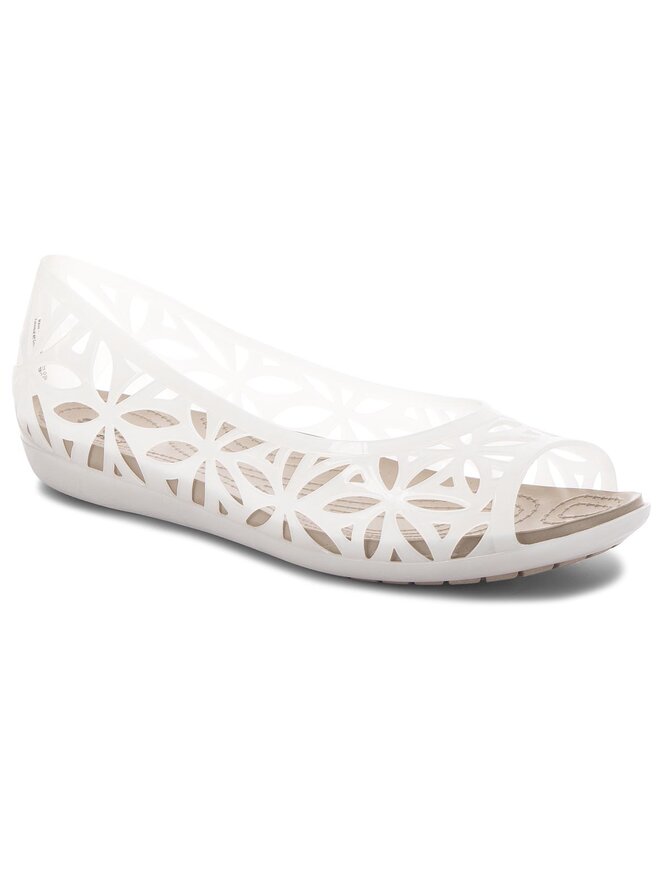 Crocs Туфлі Crocs Isabella Jelly II Flat W 204941 Білий