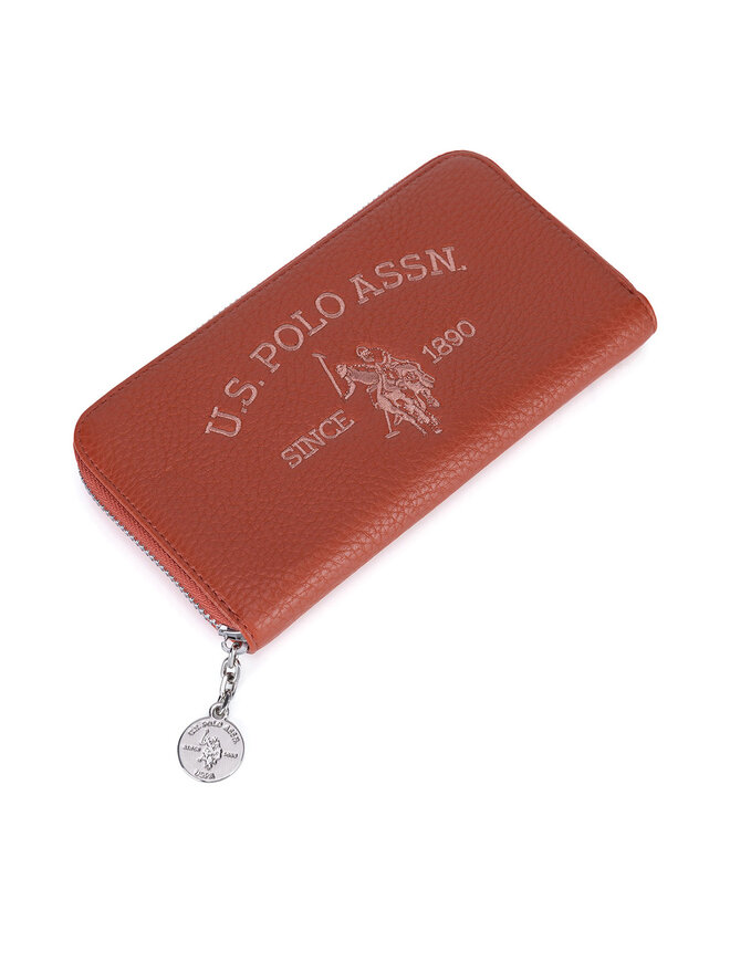 U.S. Polo Assn. Голям дамски портфейл U.S. Polo Assn. WIUXT8413WVP Оранжев