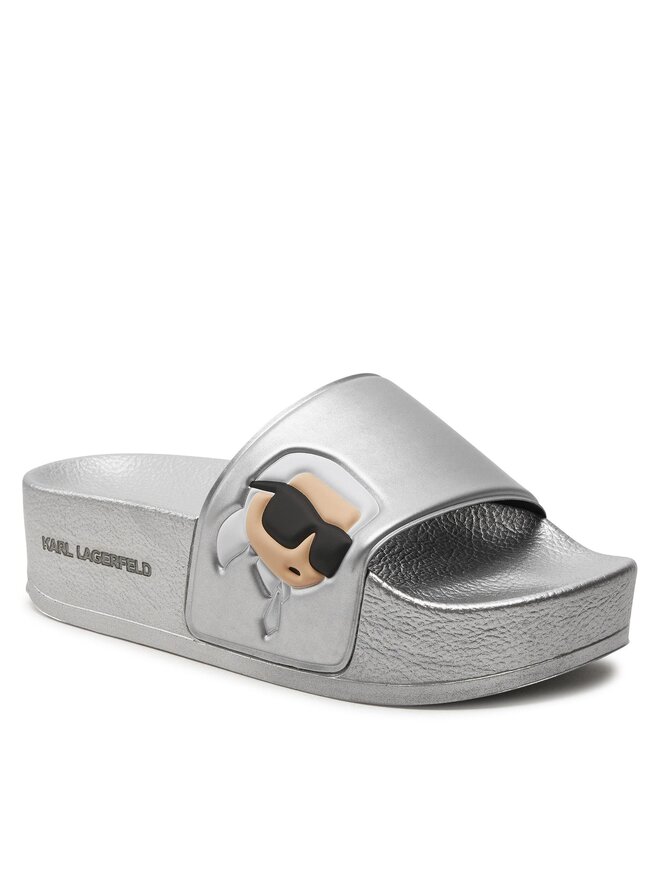 KARL LAGERFELD Şlapi KARL LAGERFELD KL80805N Argintiu