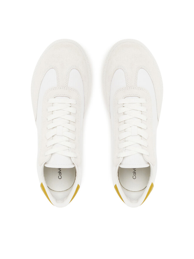 Calvin Klein Сникърси Calvin Klein Low Top Lace Up Cv Mix HM0HM01724 Бял