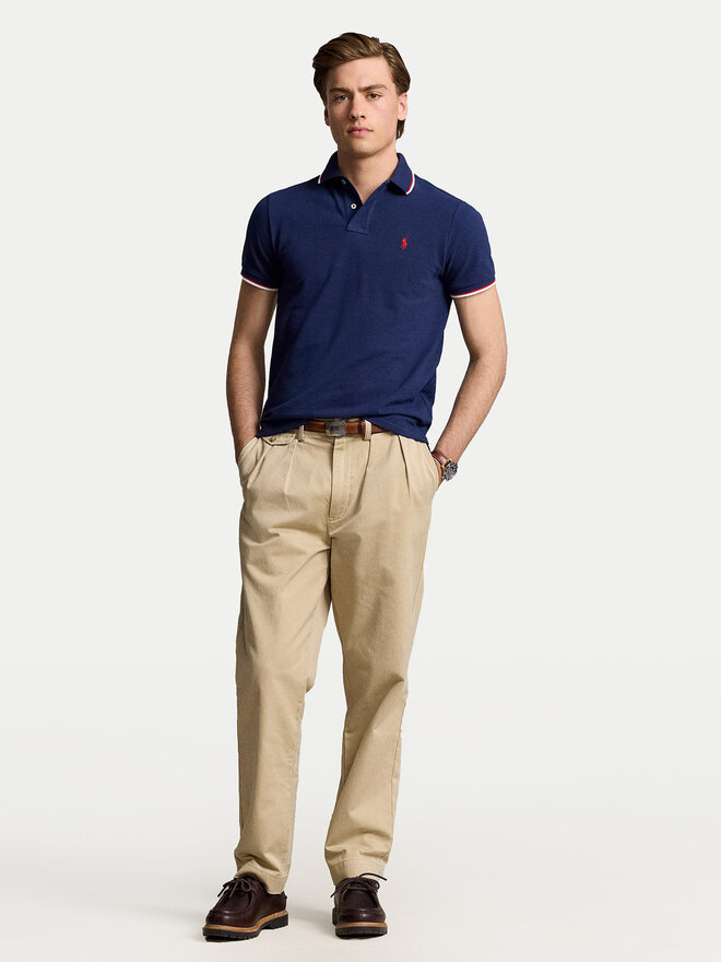 Polo Ralph Lauren Polo Ralph Lauren Поло Classics 710842621003 Cиній Slim Fit