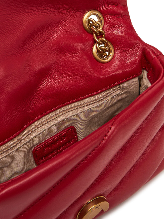 PINKO Handtasche PINKO Love Puff Baby Cl PE 25 PLTT 100040 A0F2 Rot