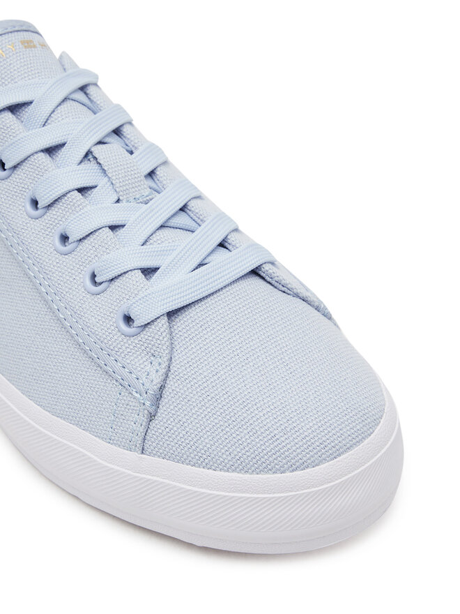 Tommy Hilfiger Sneakersy Tommy Hilfiger Vulc Canvas Lace Up Sneaker FW0FW08647 Błękitny
