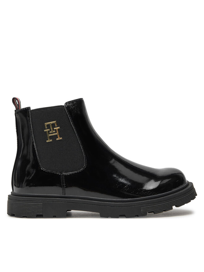Tommy Hilfiger Stiefeletten Tommy Hilfiger Chelsea Boot T1A5-33563-0343 S Schwarz