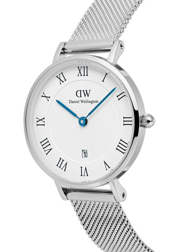 Daniel Wellington Sat Daniel Wellington Petite Roman Numerals DW00100858 Srebrna