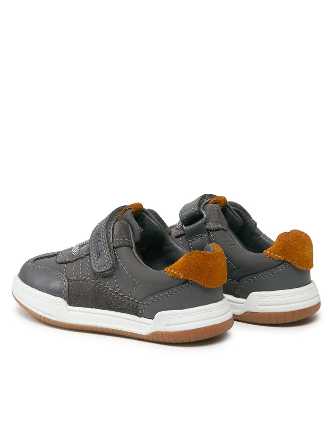 Clarks Sneakersy Clarks Fawn Family 261751286 Šedá