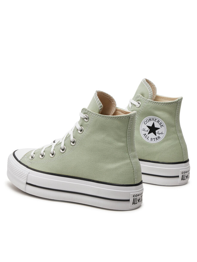 Converse Кецове Converse Chuck Taylor All Star Lift Platform Hi A03541C Зелен