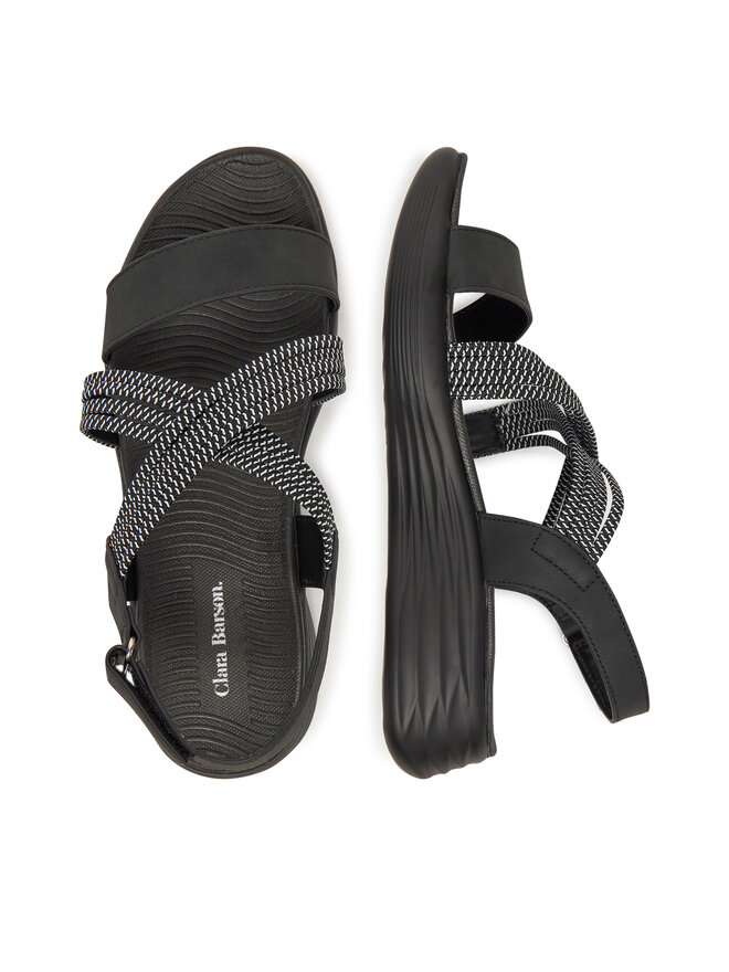 Clara Barson Sandale Clara Barson R24AW02737 Negru
