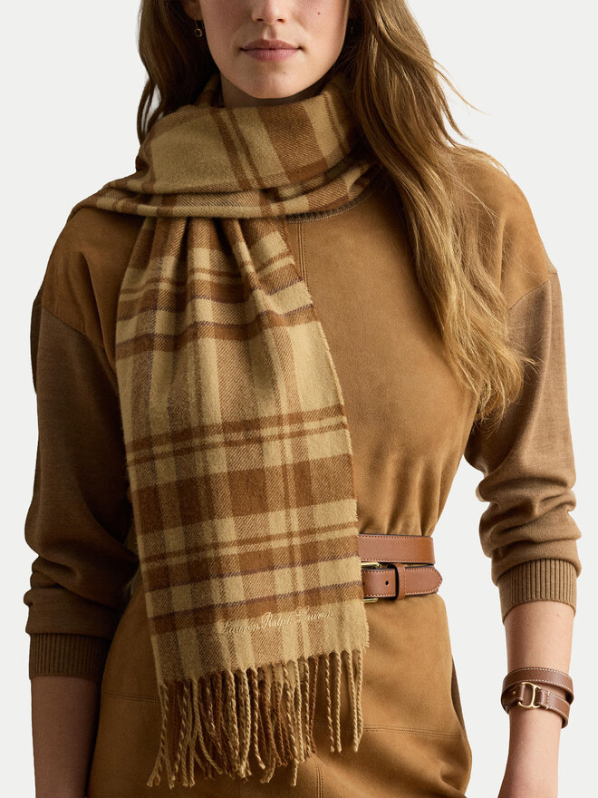 LAUREN RALPH LAUREN Schal LAUREN RALPH LAUREN 454P23489002 Hellbraun