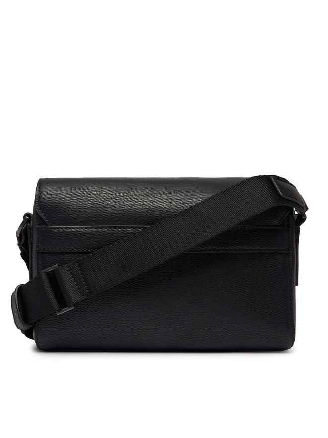 Calvin Klein Handtasche Calvin Klein Emblem Hw Small Slap Messenger LV04D3367G Schwarz