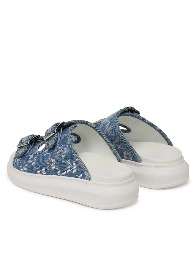 KARL LAGERFELD Papucs KARL LAGERFELD Kapri Slide KL62505A Kék
