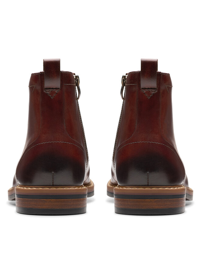 Clarks Μπότες Clarks Aldwin Cap 26179733 Καφέ