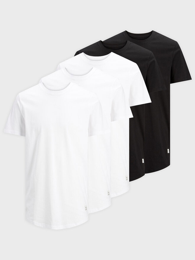 Jack&Jones Jack&Jones 5 marškinėlių komplektas Noa 12183653 Spalvota Regular Fit
