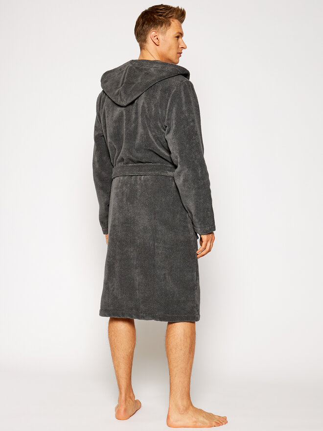 Tommy Hilfiger Tommy Hilfiger Chalatas Icon Hooded Bathrobe 2S87905573 Pilka