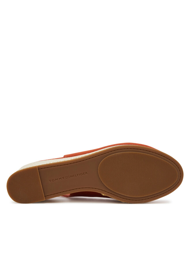 Tommy Hilfiger Espadryle Tommy Hilfiger Flag Mid Wedge Espad Slingback FW0FW08595 Pomarańczowy