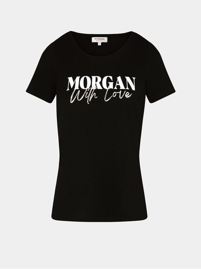 Morgan Morgan T-Shirt 241-DUNE Μαύρο Regular Fit