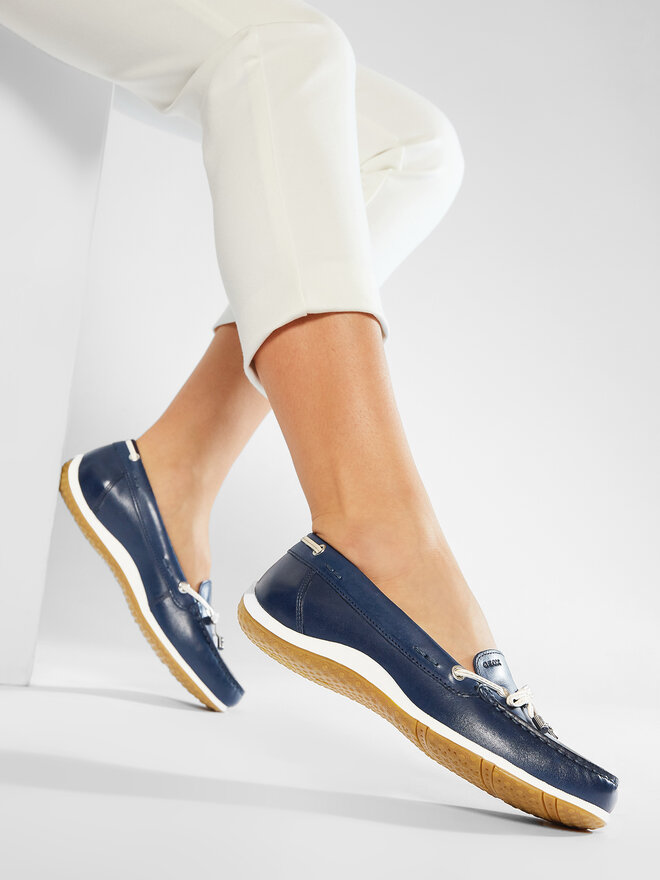 Geox Mokasinai Geox D Vega Moc B D92DNB 043BC C4EA5 Tamsiai mėlyna