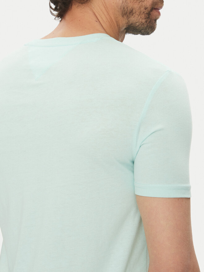 Tommy Jeans Tommy Jeans Marškinėliai DM0DM20363 Žalia Slim Fit